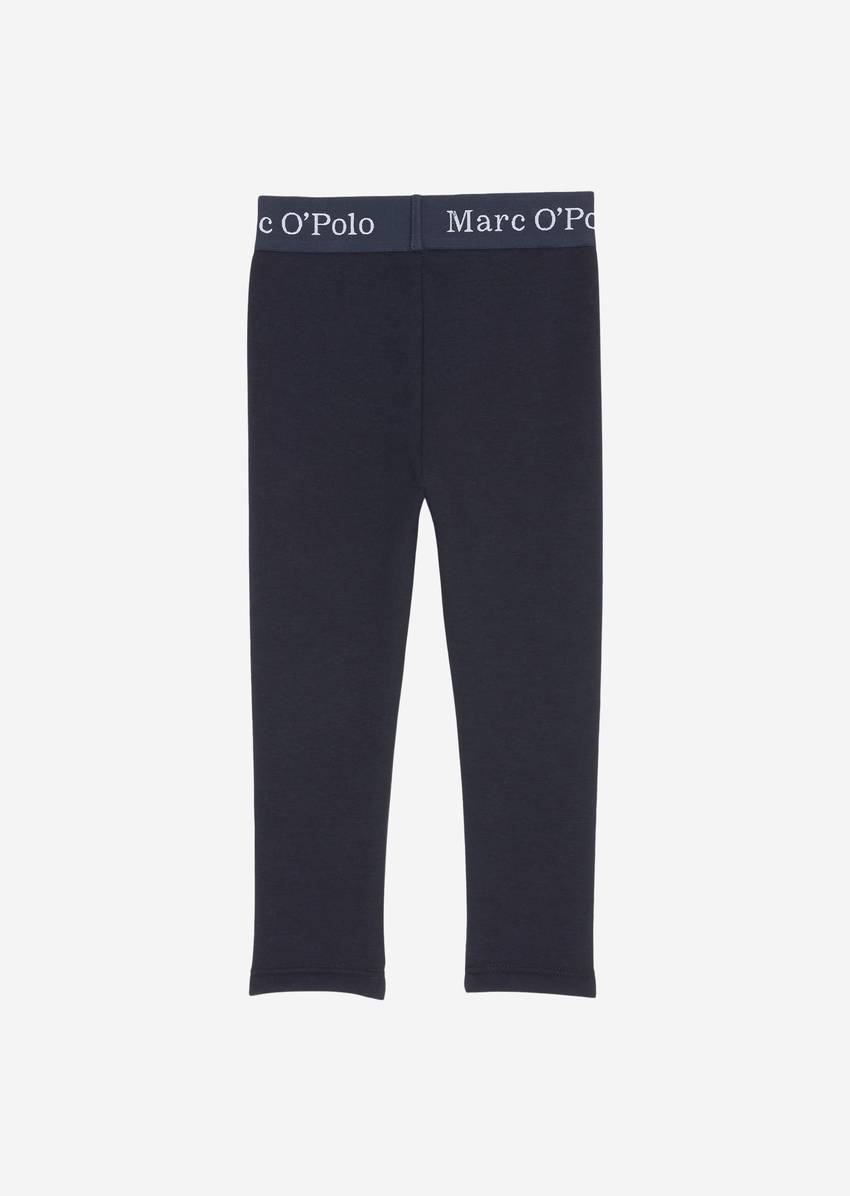 KIDS-GIRLS thermal leggings from warm cotton mix