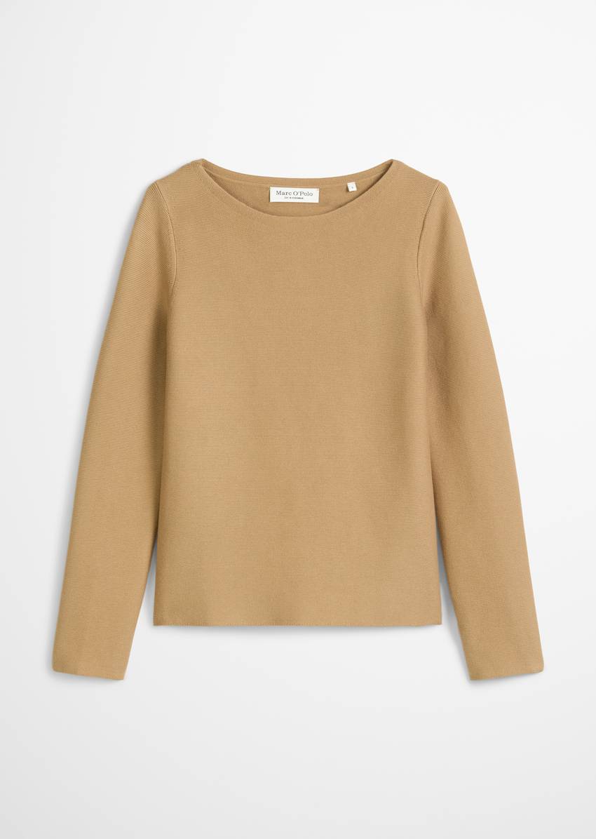 Sweater slim made from organic cotton