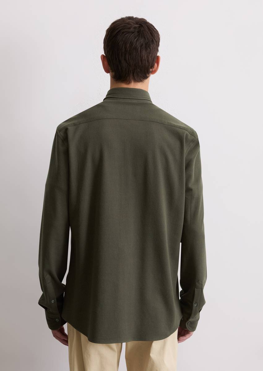 Shirt shaped made from organic cotton piqué