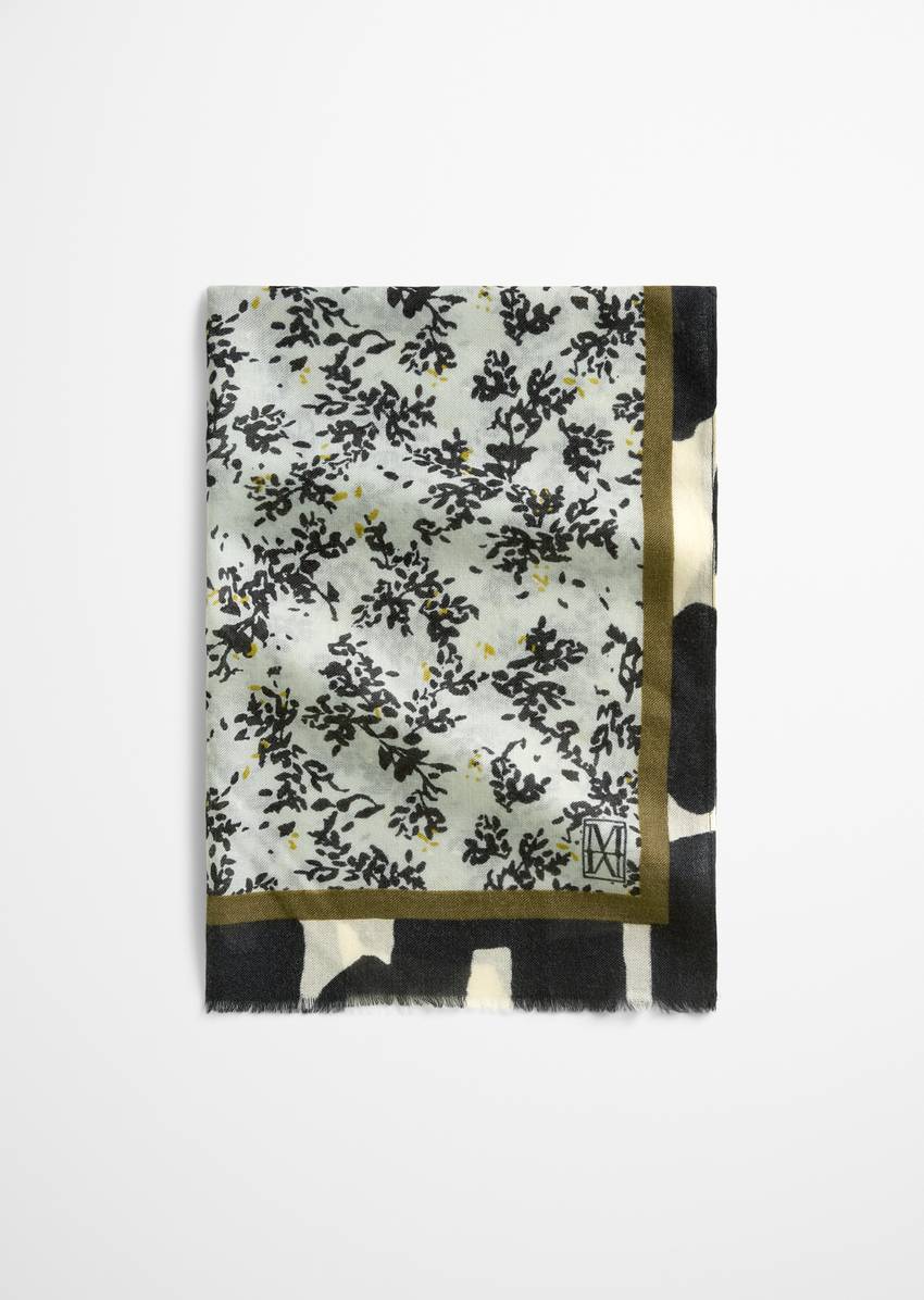 Shawl made from pure wool