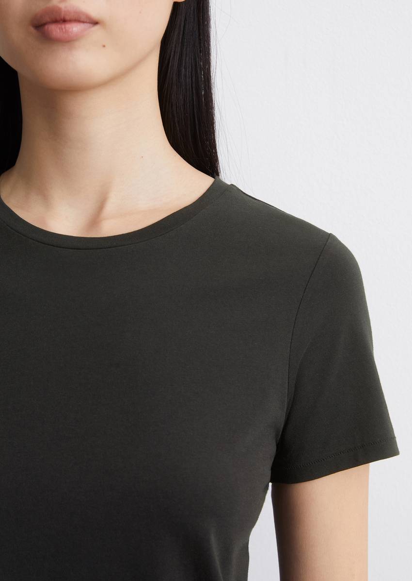 Round neck T-shirt, regular fit made from organic cotton singe jersey