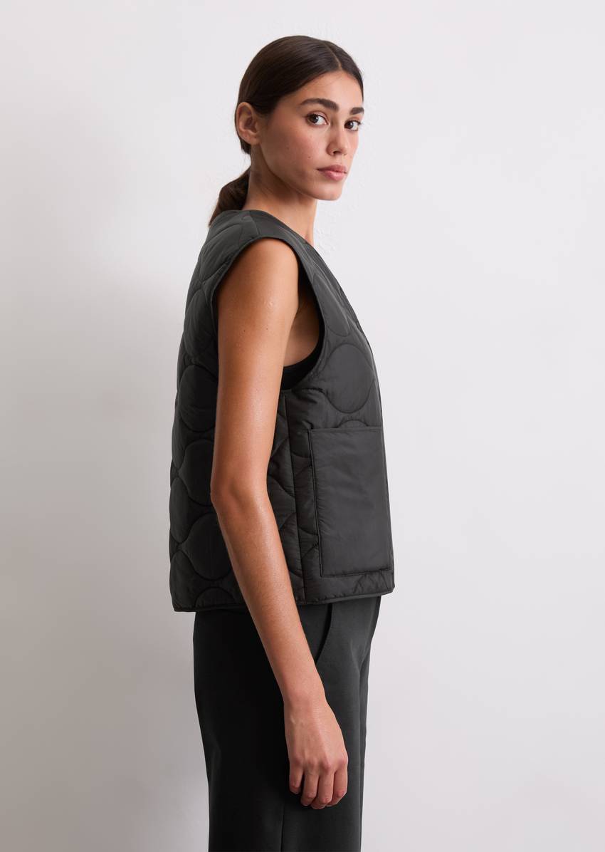 MOP x Function quilted vest made from recycled polyester