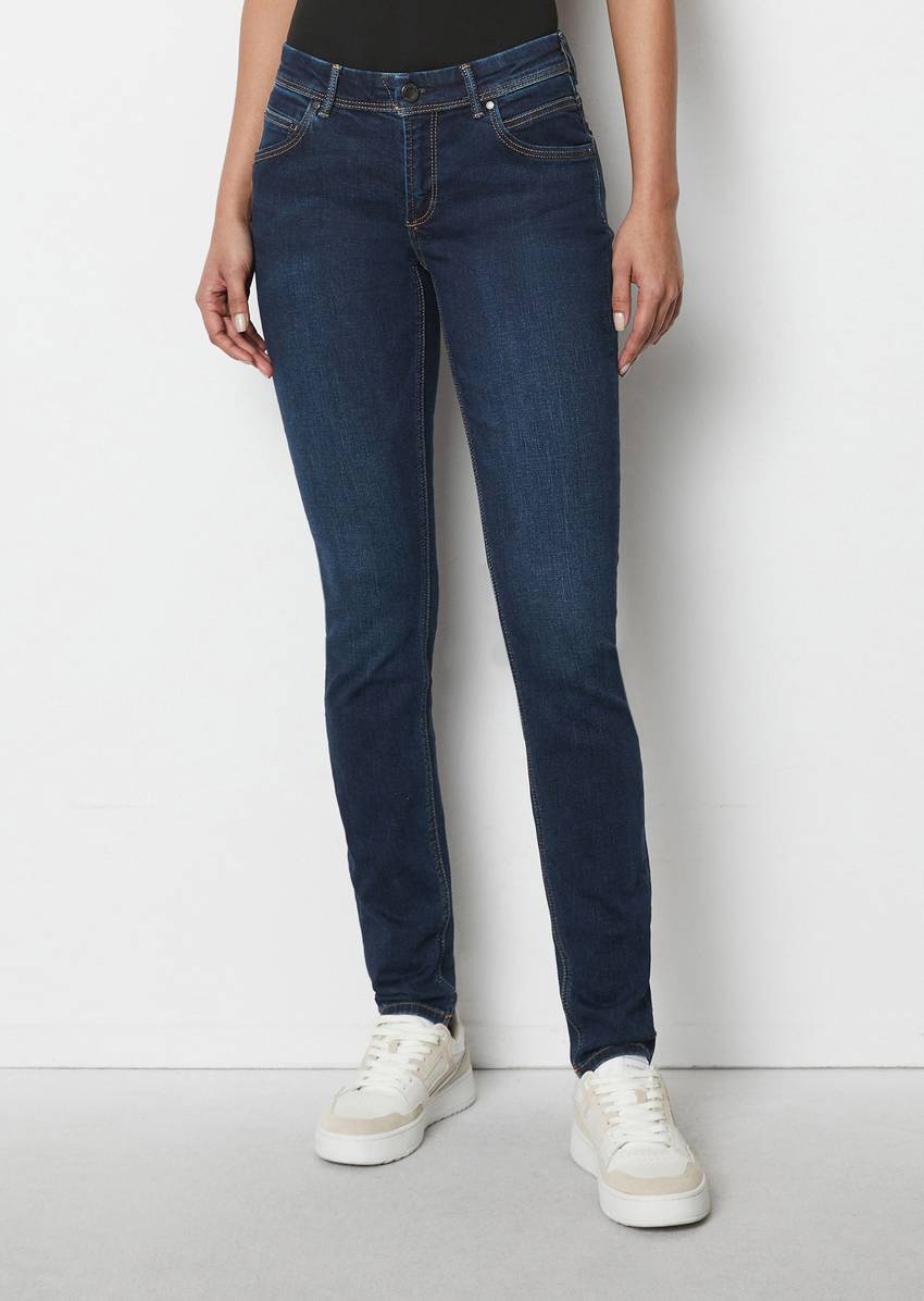 Jeans model Alva slim Made from blended organic cotton