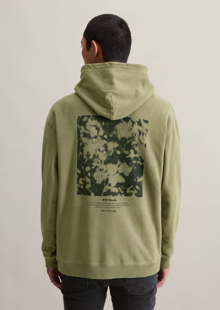 Hoodie relaxed made from soft touch organic cotton sweat