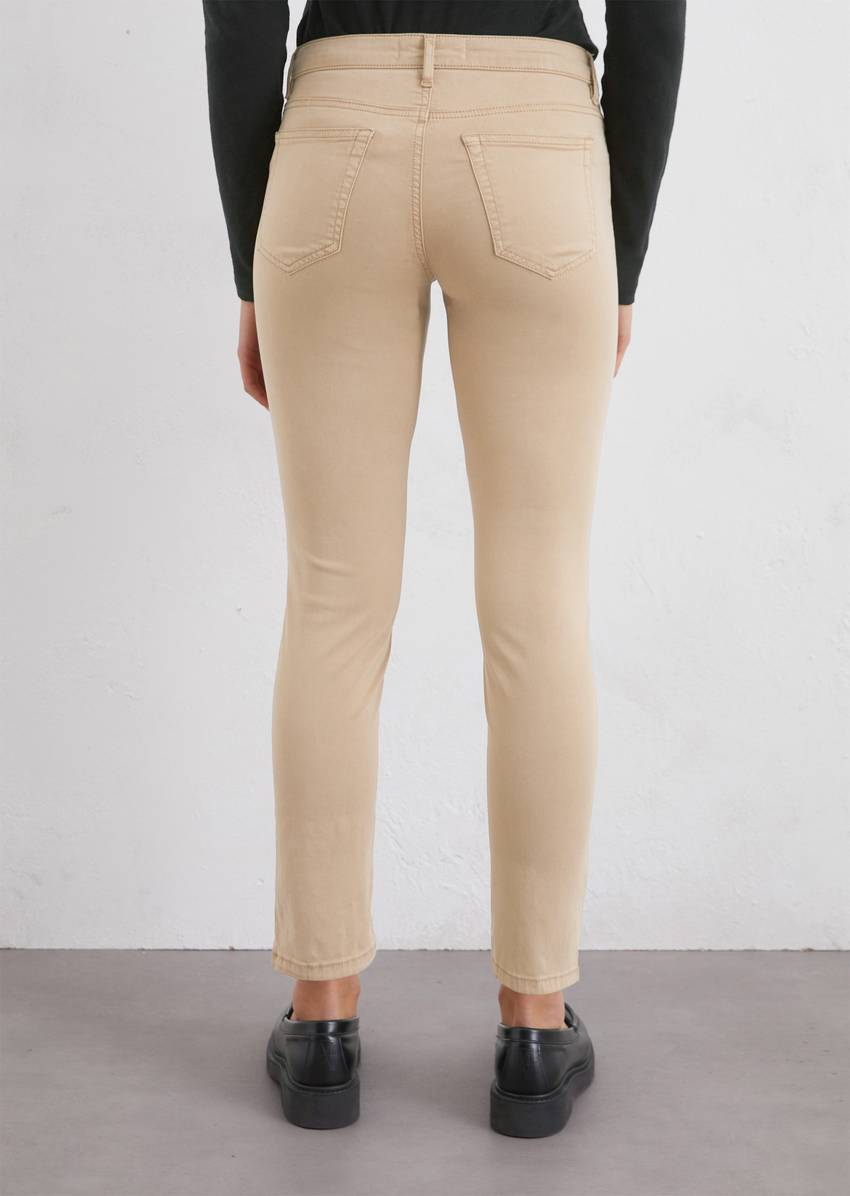 Pants model Lulea slim made from a lyocell-cotton mix