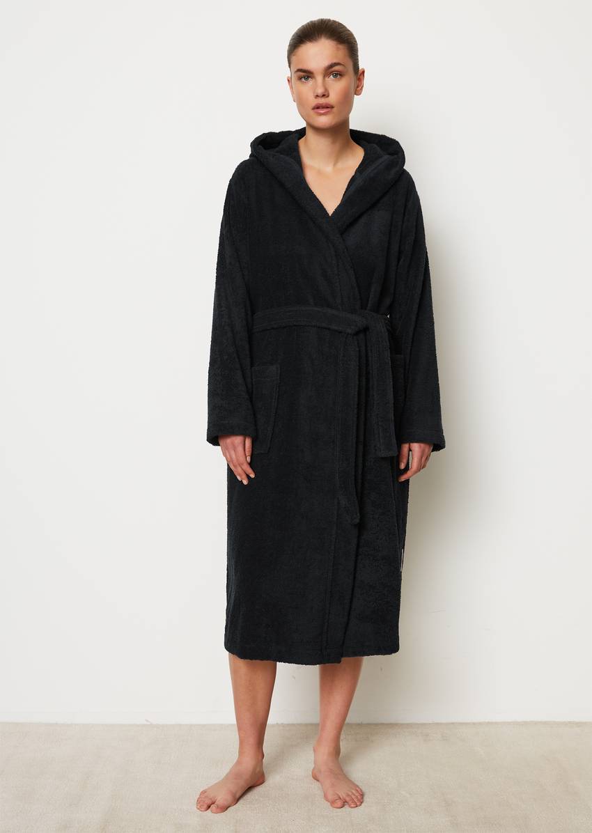 Ladies' bathrobe model Timeless With hood