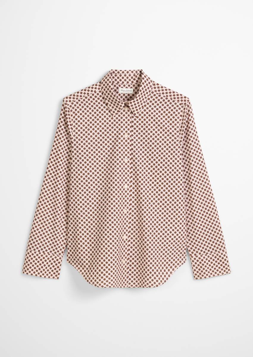 A-shape blouse made from papertouch poplin