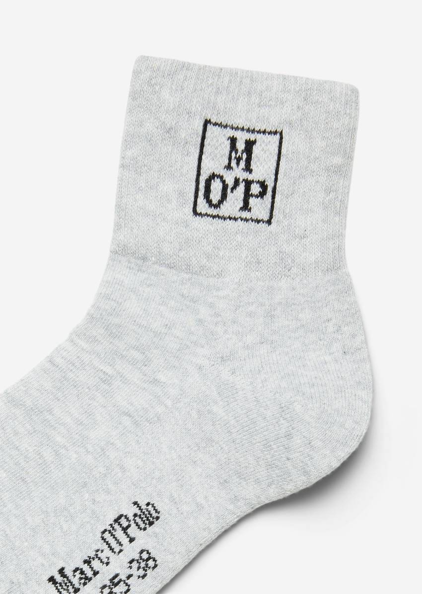 Sporty quarter socks in a pack of two