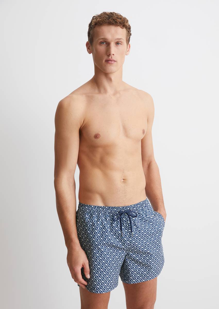 Swimming shorts made from recycled material