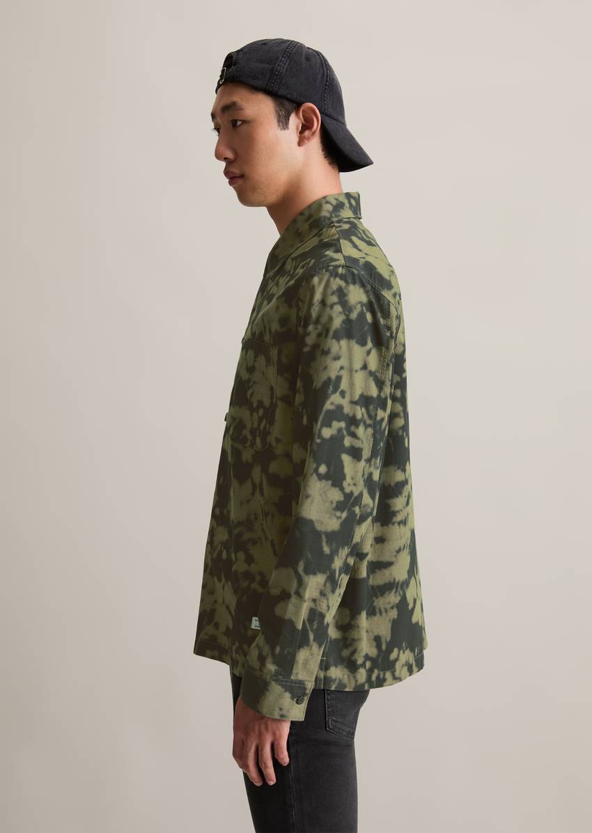 Overshirt made from a robust organic cotton blend