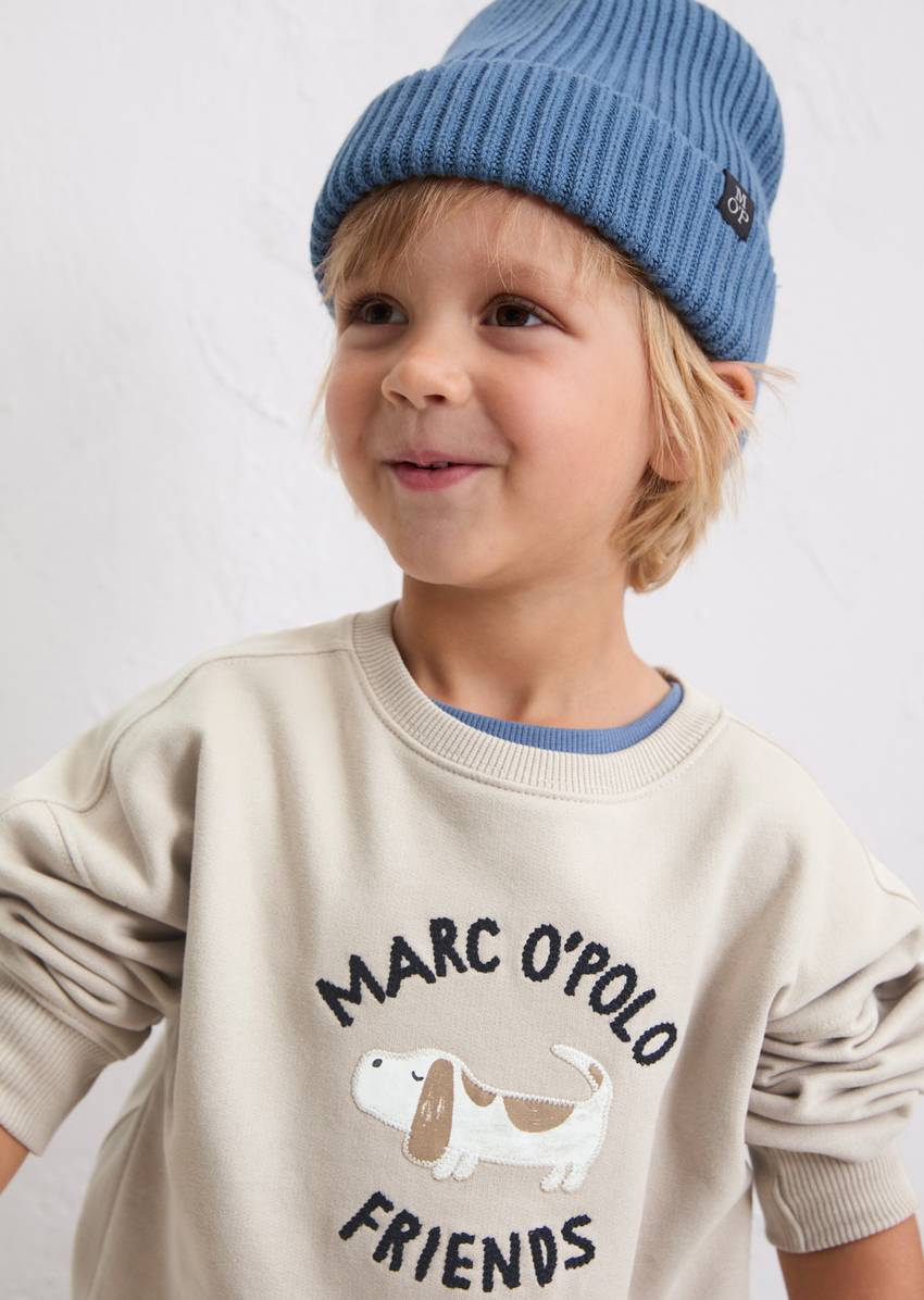 KIDS-BOYS sweatshirt made from pure organic cotton