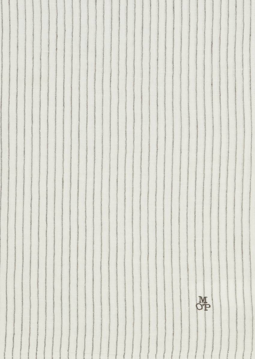 Plaid Model Fine Stripe made from organic cotton and linen