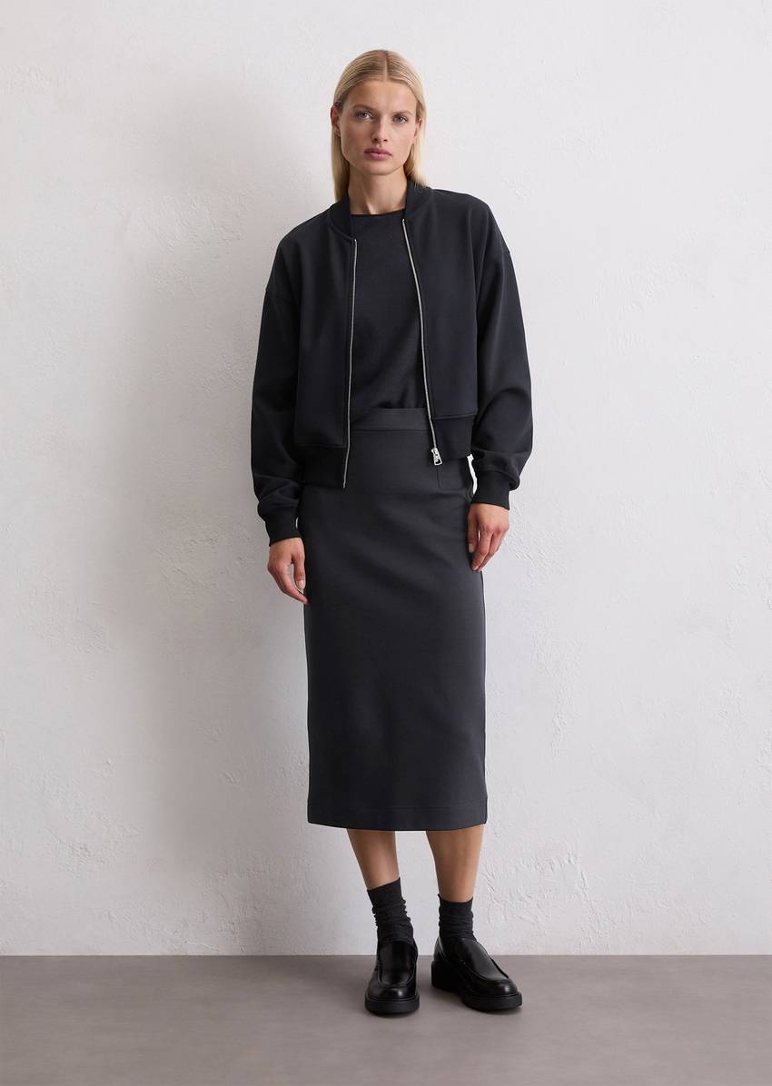 Jersey skirt regular made from interlock quality