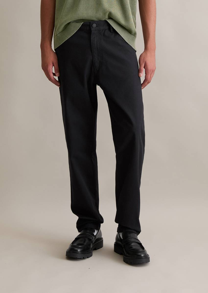 Workwear trousers regular made from robust organic cotton canvas