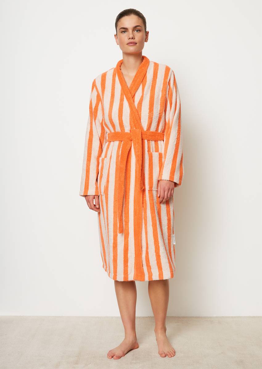 Ladies' bathrobe model Heritage made from pure organic cotton