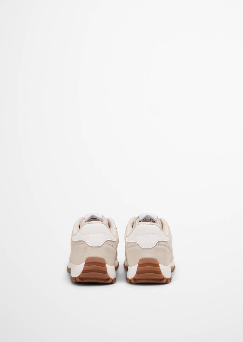 Sneaker made from soft suede