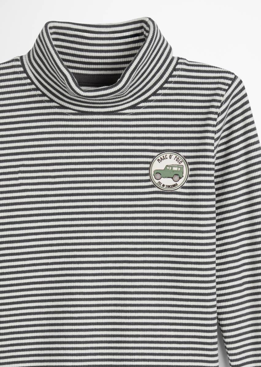 KIDS-BOYS longsleeve with yarn-dyed stripe pattern