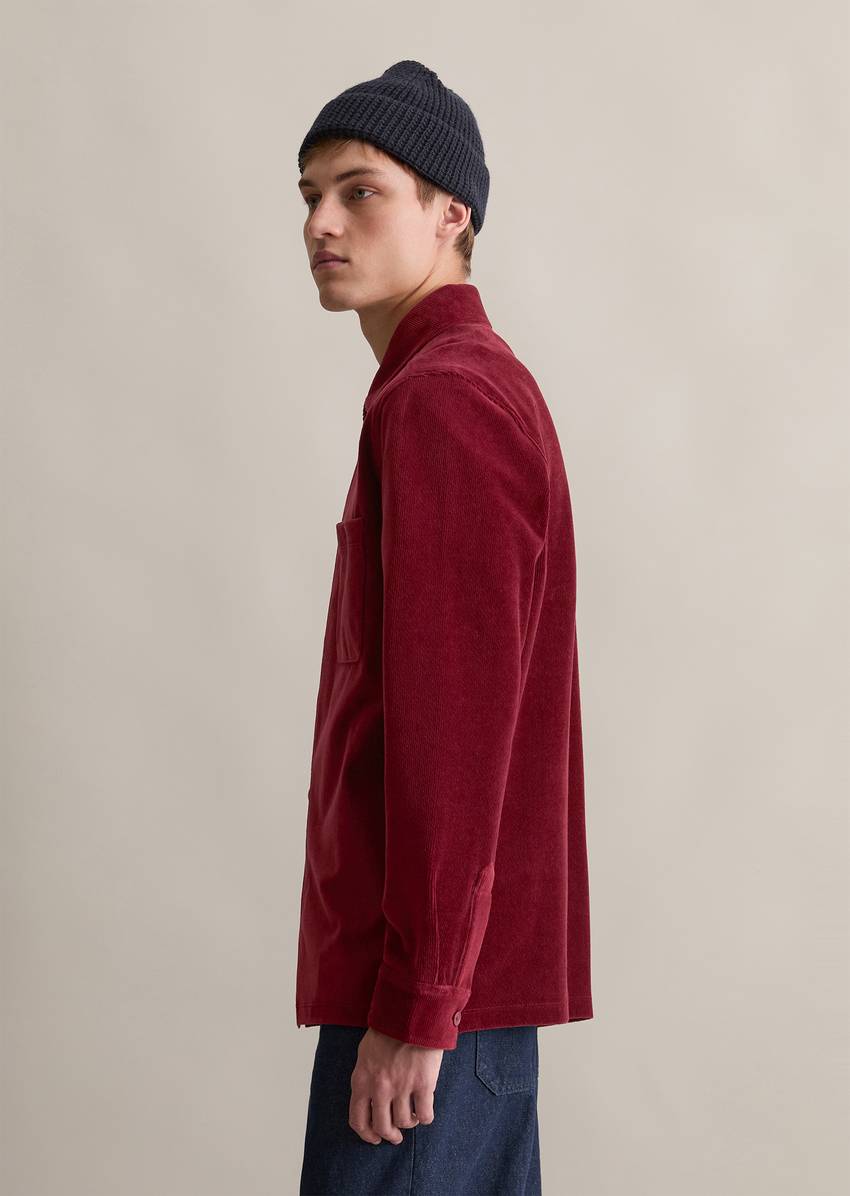 DfC jersey shirt relaxed made from soft terrycloth corduroy