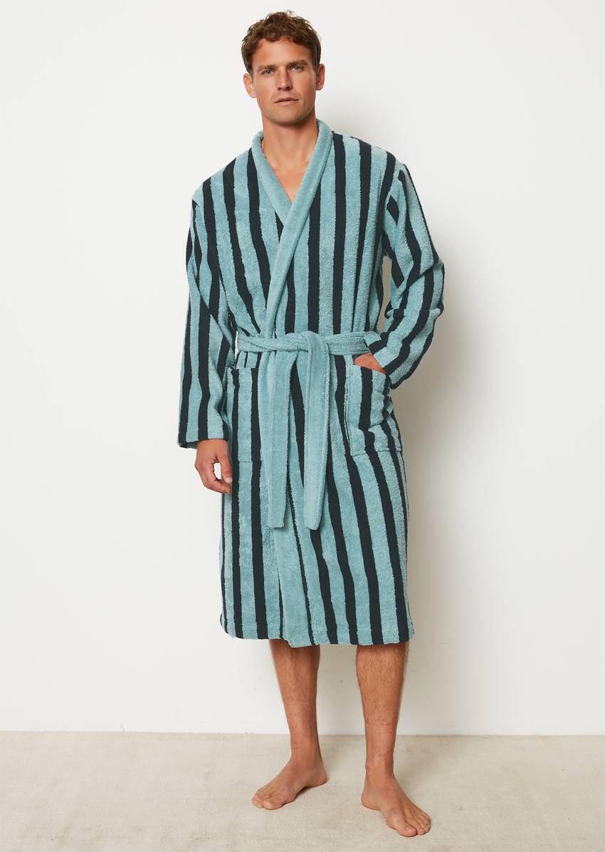 Men's bathrobe model Heritage made from pure organic cotton