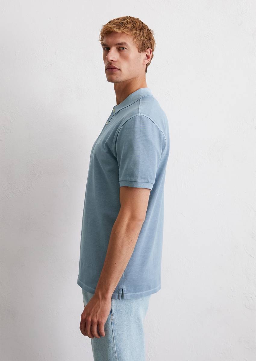 Piqué regular polo shirt made from organic cotton