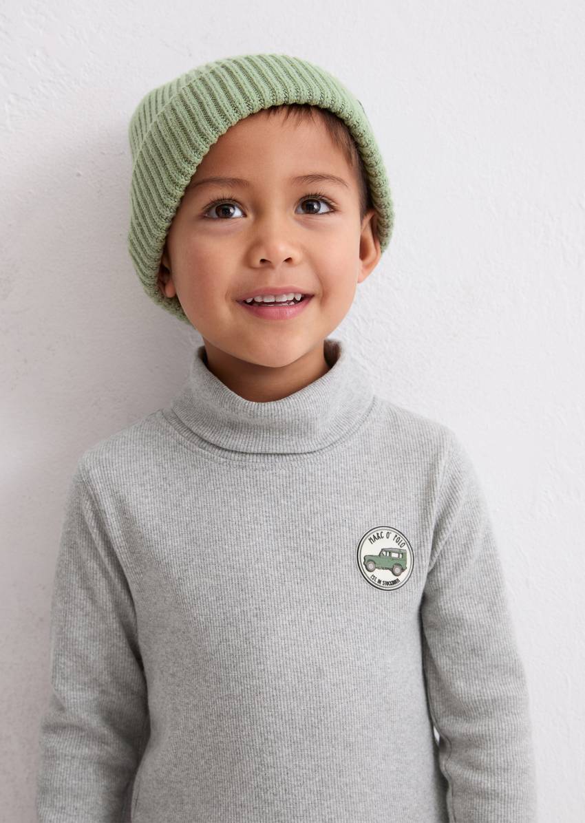KIDS-BOYS longsleeve with yarn-dyed stripe pattern