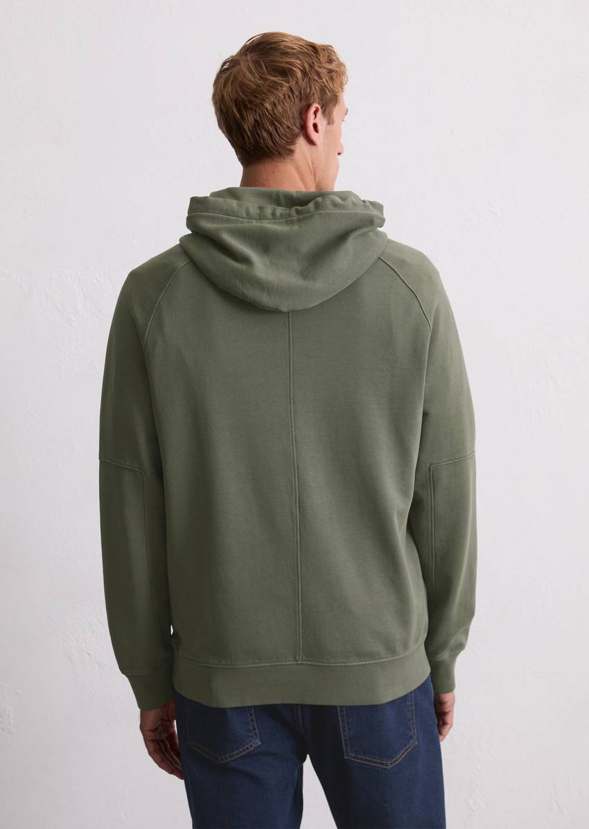 Hoodie regular made from recycled cotton