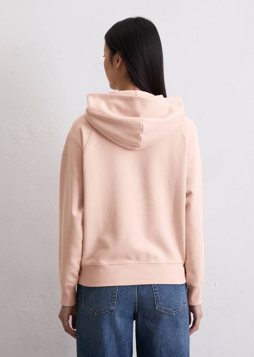Logo hooded sweatshirt relaxed made from organic cotton