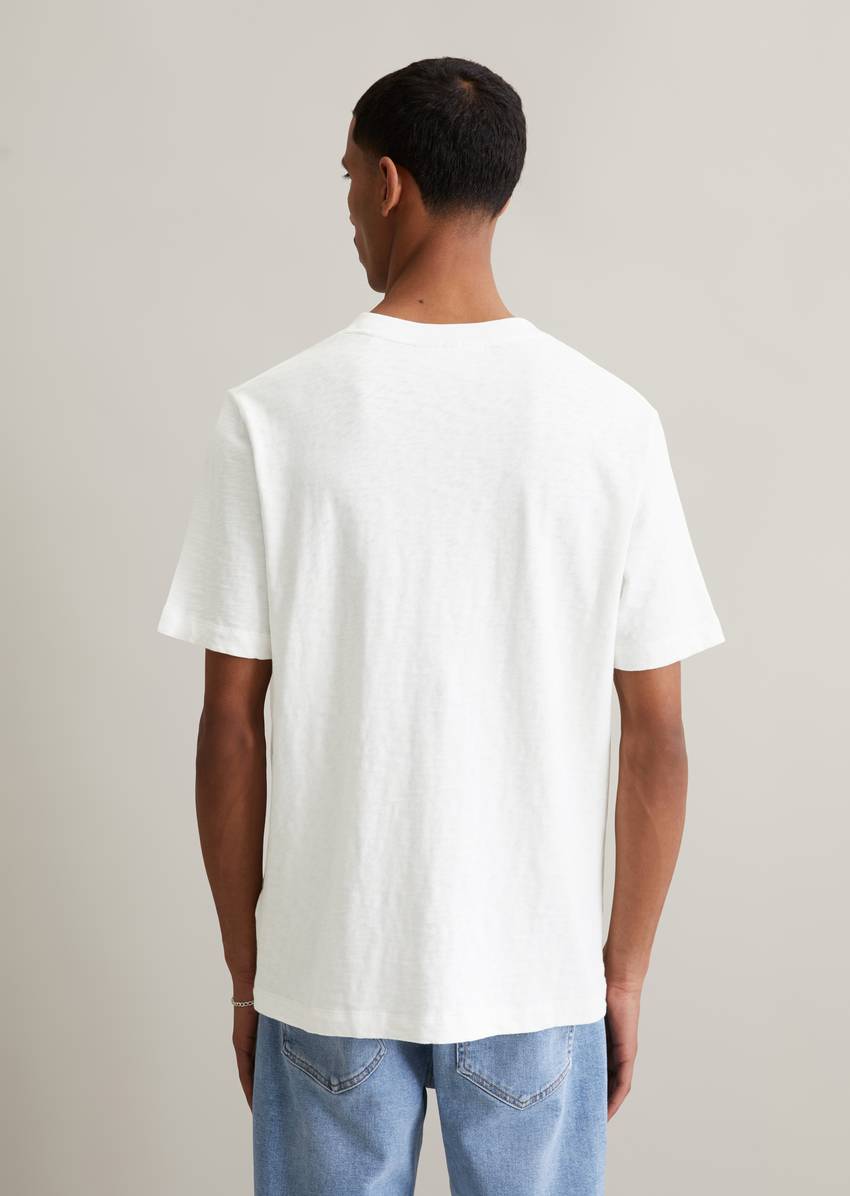 T-shirt regular made from soft slub jersey fabric