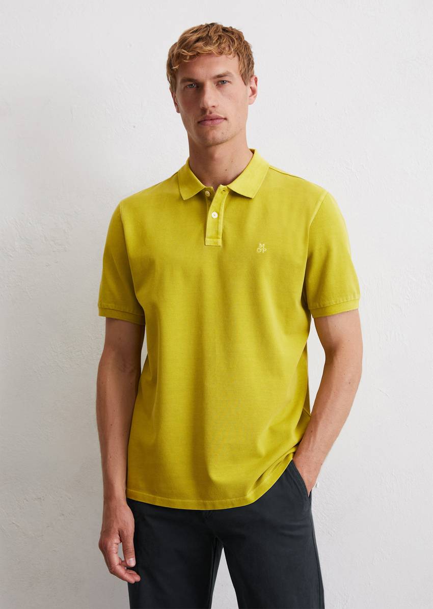 Piqué regular polo shirt made from organic cotton