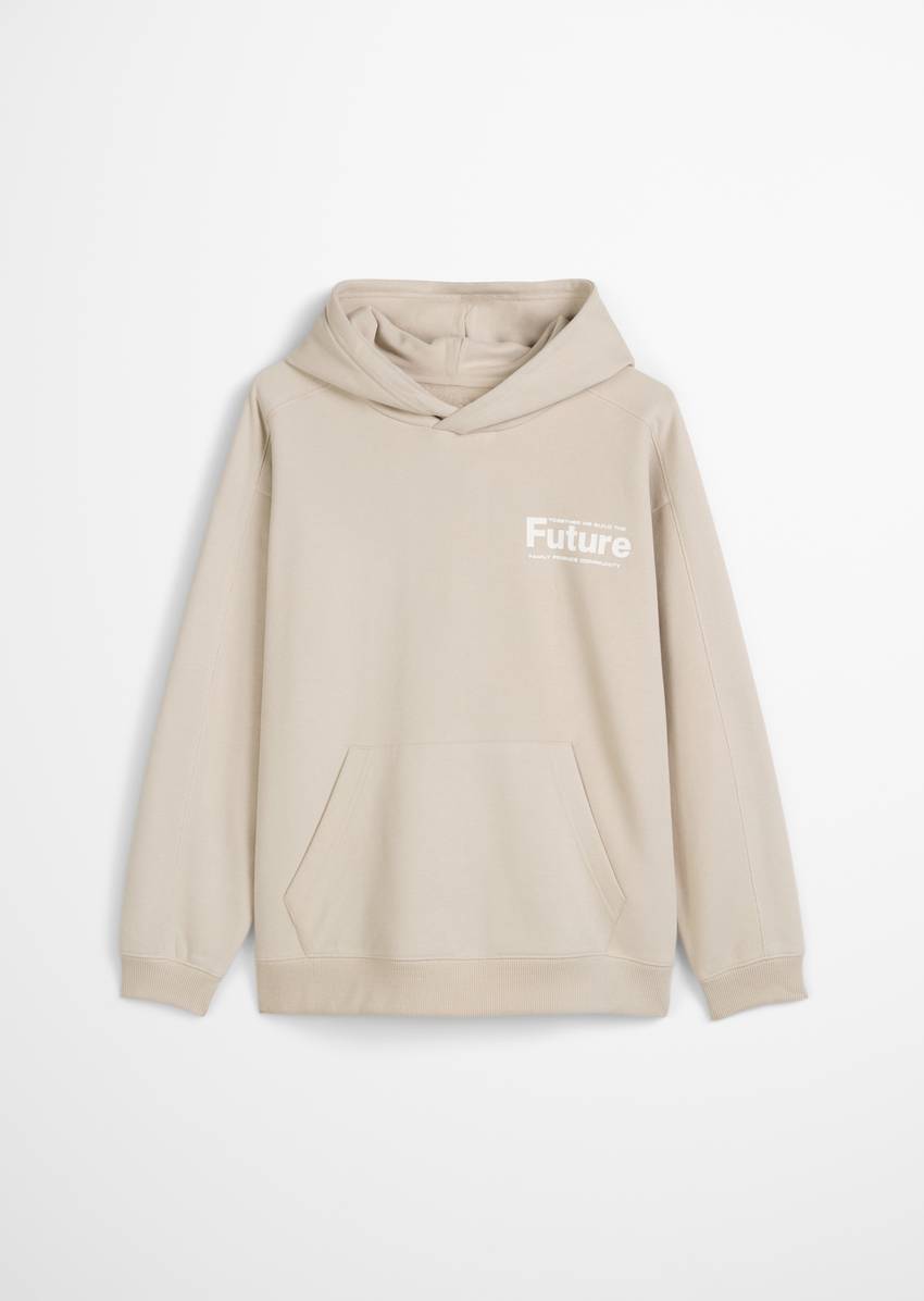 TEENS-BOYS Hoodie made from lightweight organic cotton sweat