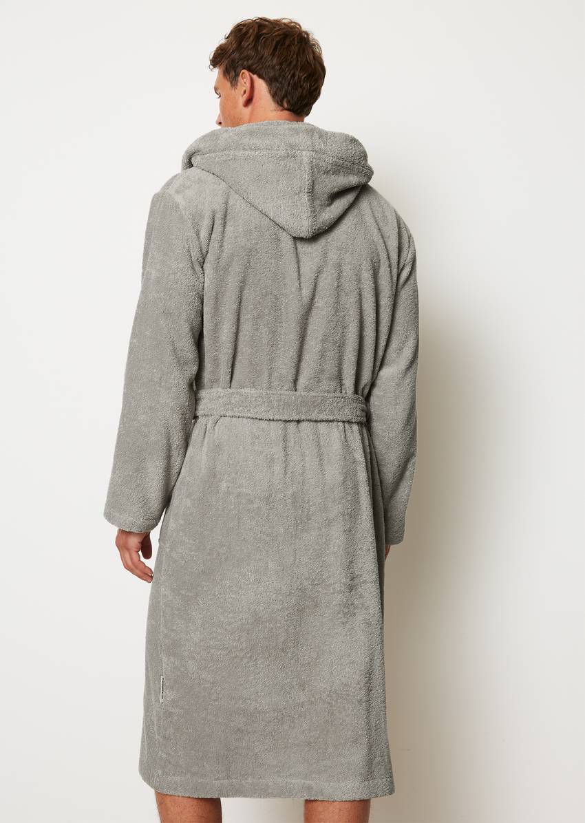 Men's bathrobe model Timeless With hood