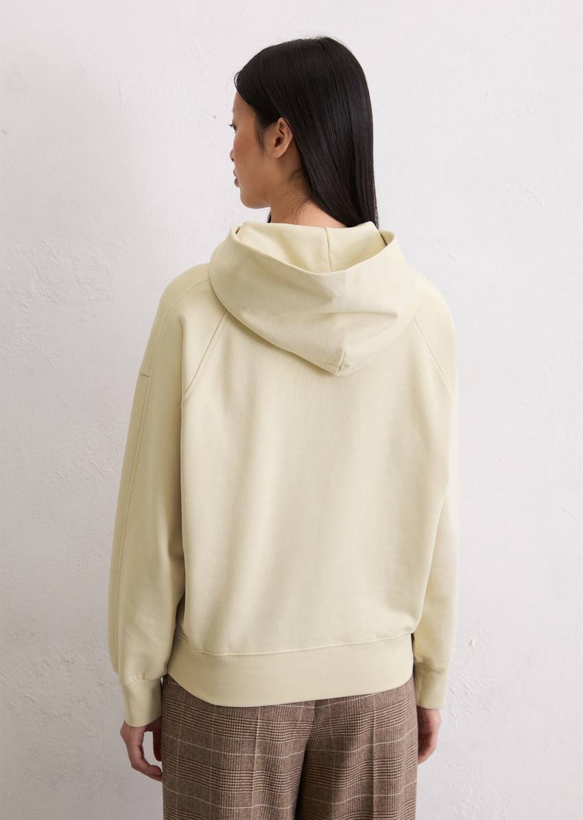 Logo hooded sweatshirt relaxed made from organic cotton