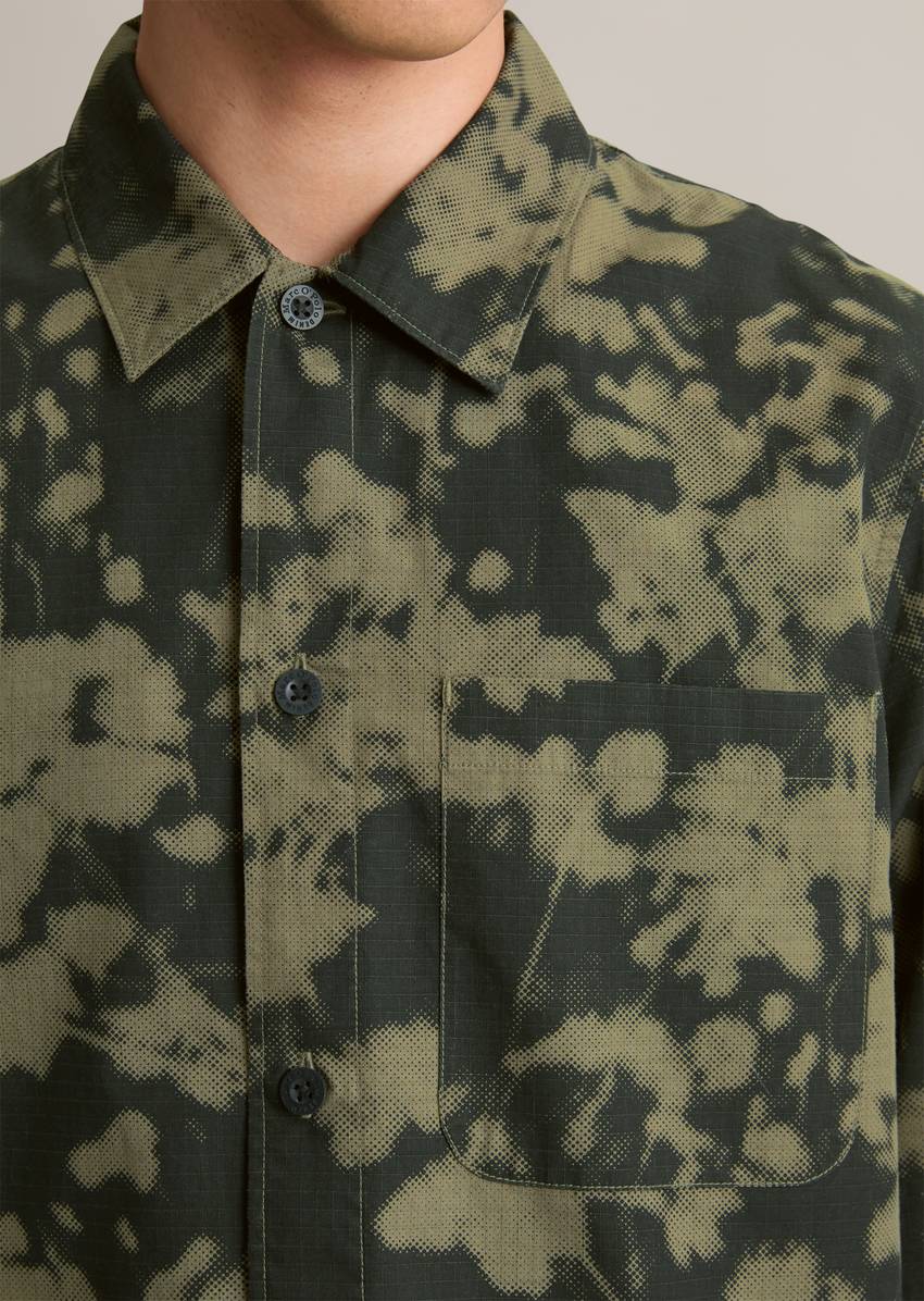 Overshirt made from a robust organic cotton blend