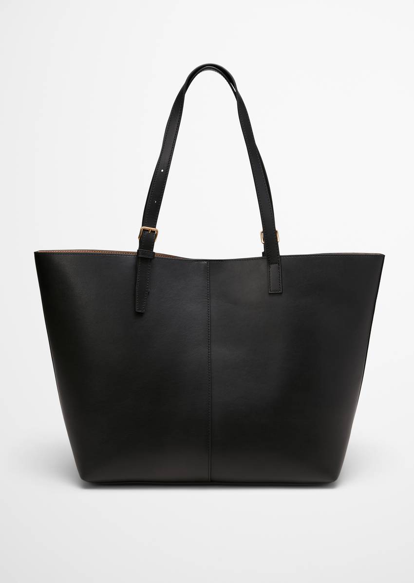 Shopper large with removable inner pouch