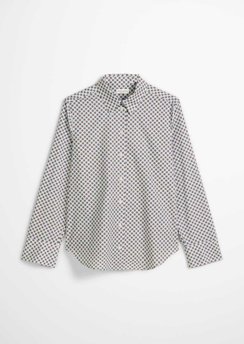 A-shape blouse made from papertouch poplin