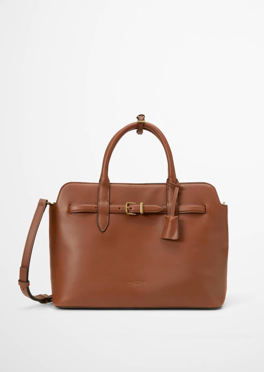 Shopper medium made from fine cowhide