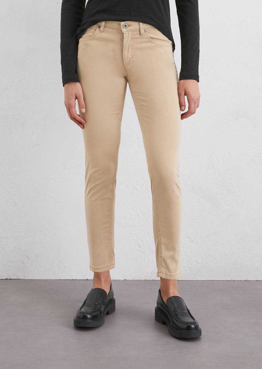 Pants model Lulea slim made from a lyocell-cotton mix