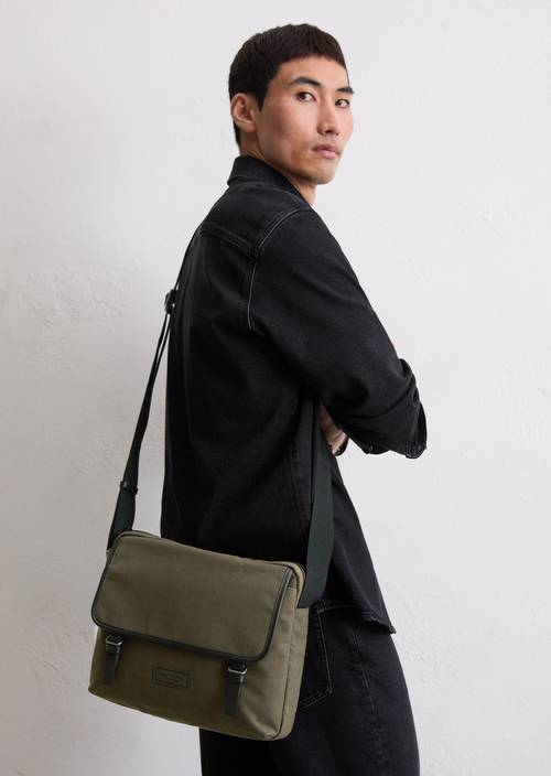 Crossbody bag large made from recycled polyester