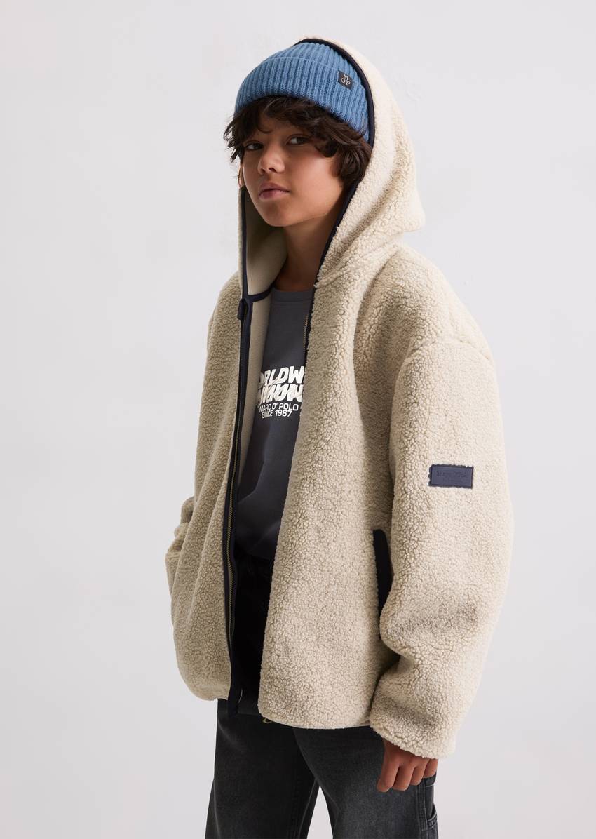 TEENS-BOYS teddy jacket with fleece inside