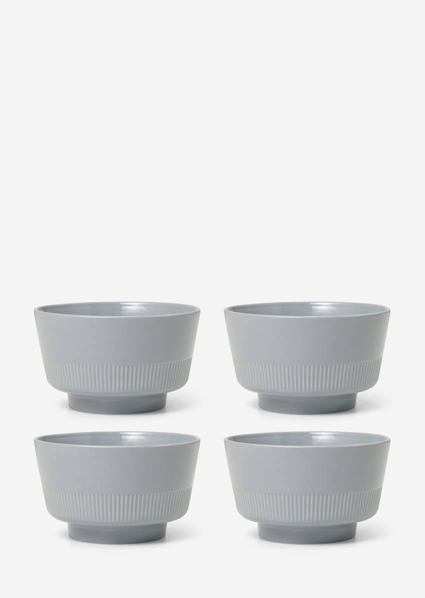 French Bowl Model Moments in set of 4