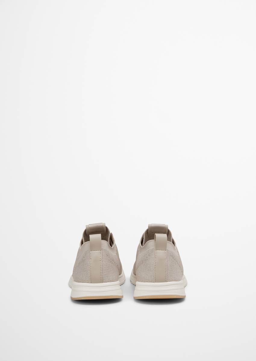 Knitted sneakers made from recycled polyester