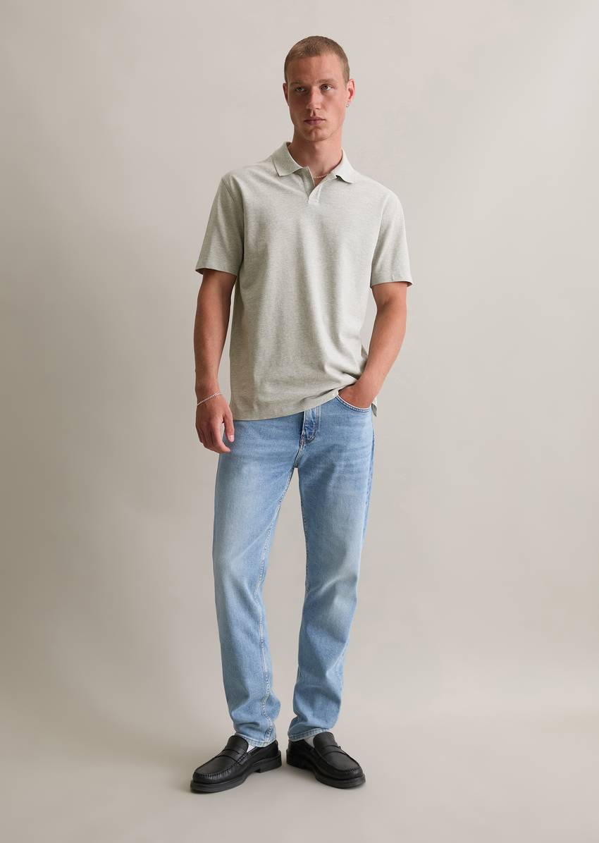 Polo shirt jersey regular made from pure organic cotton