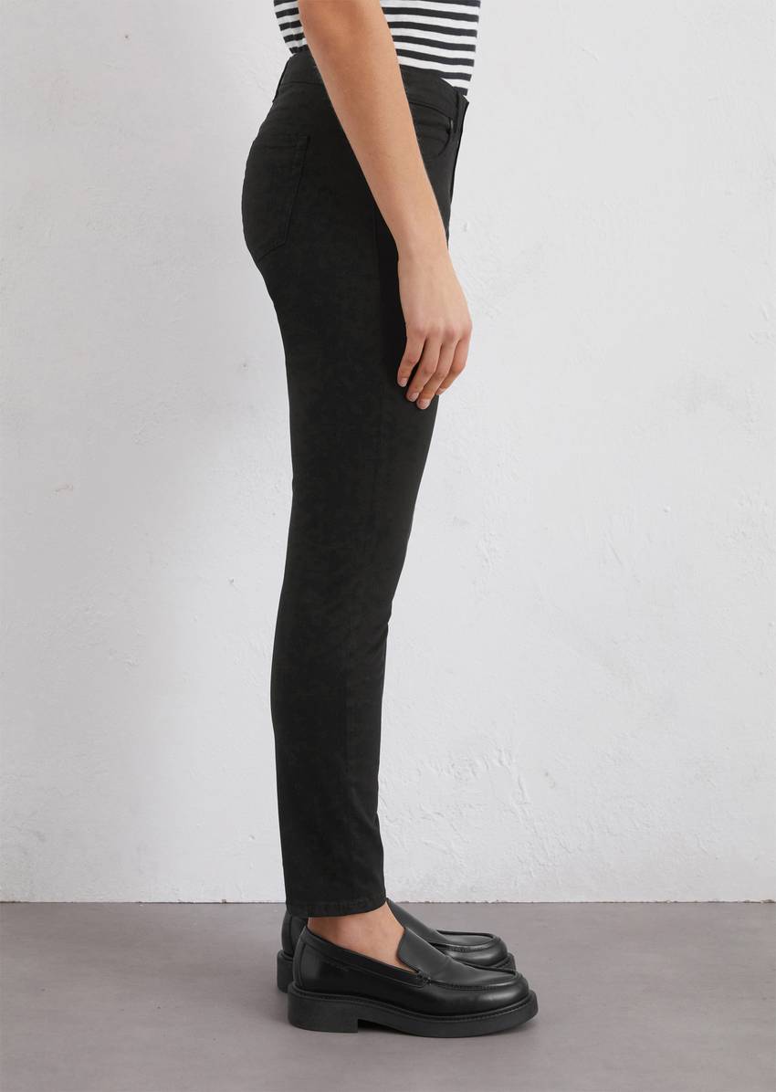 Pants model Lulea slim made from a lyocell-cotton mix