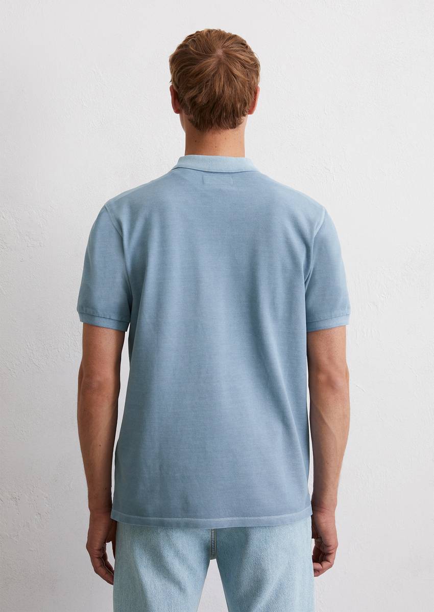 Piqué regular polo shirt made from organic cotton