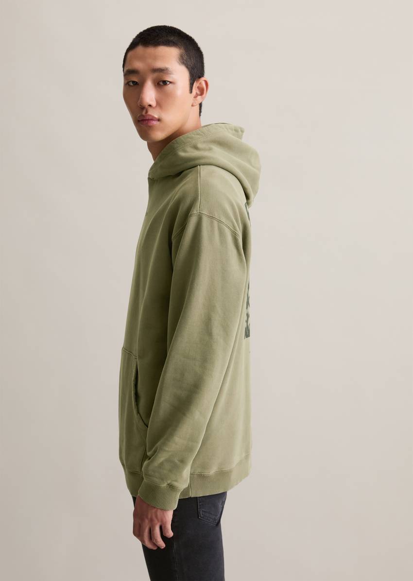 Hoodie relaxed made from soft touch organic cotton sweat