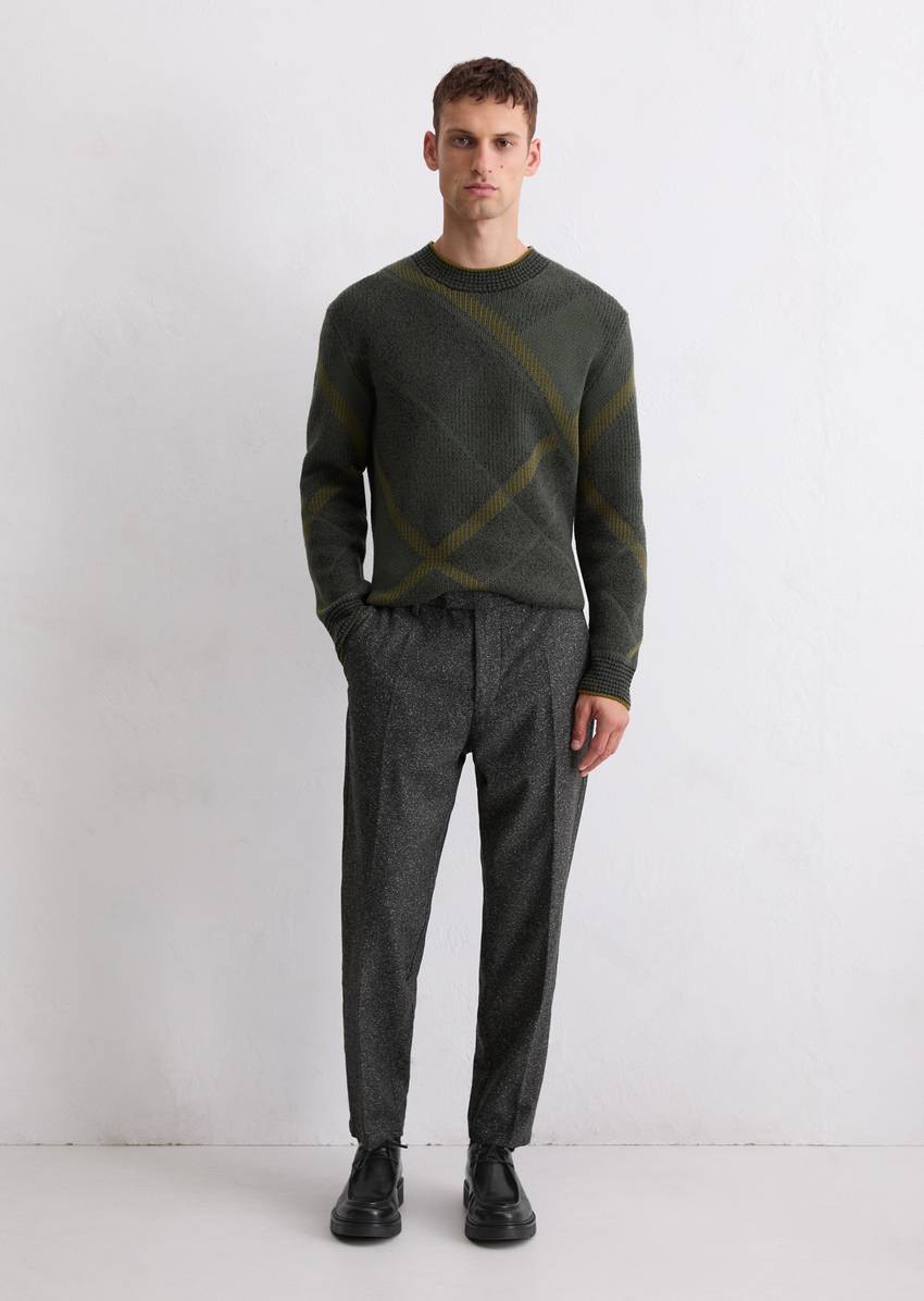 Trousers model Belsbo made from an Italian sheep's wool mix
