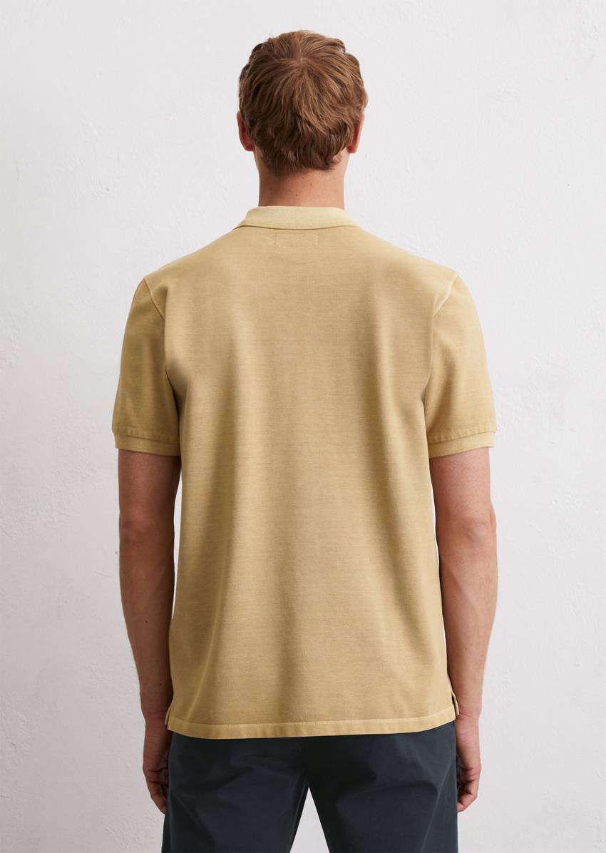 Piqué regular polo shirt made from organic cotton
