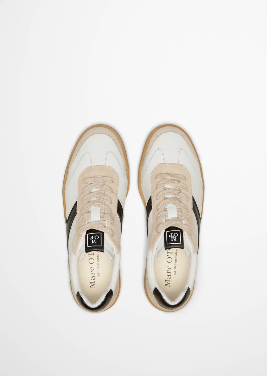 Sneaker made from fine cowhide