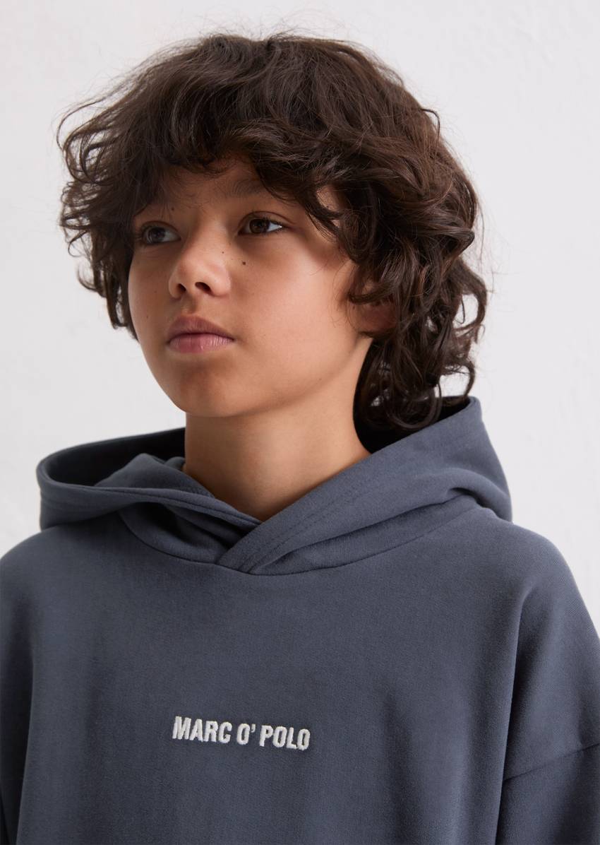 TEENS-BOYS Hoodie made from soft organic cotton sweat