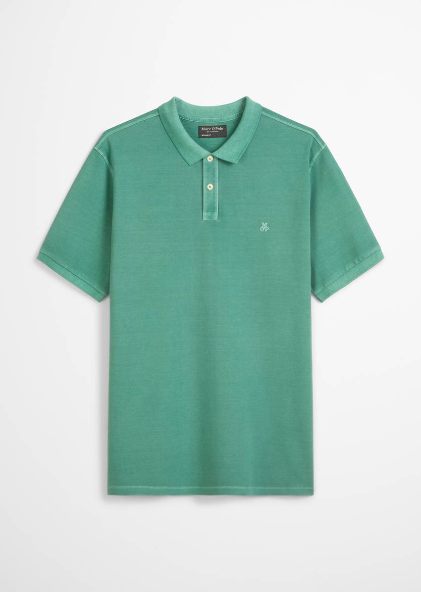 Piqué regular polo shirt made from organic cotton